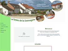 Tablet Screenshot of ferme-la-sauvagere.fr